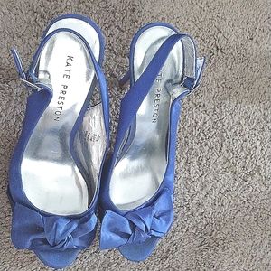 Blue Kate Preston Heels